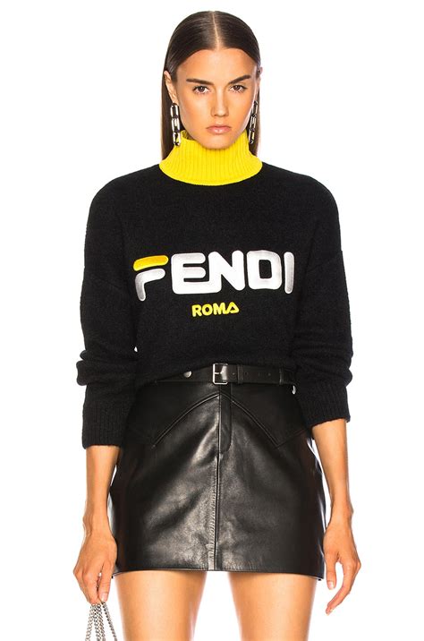 fendi uomo sweater|fendi oversized sweater.